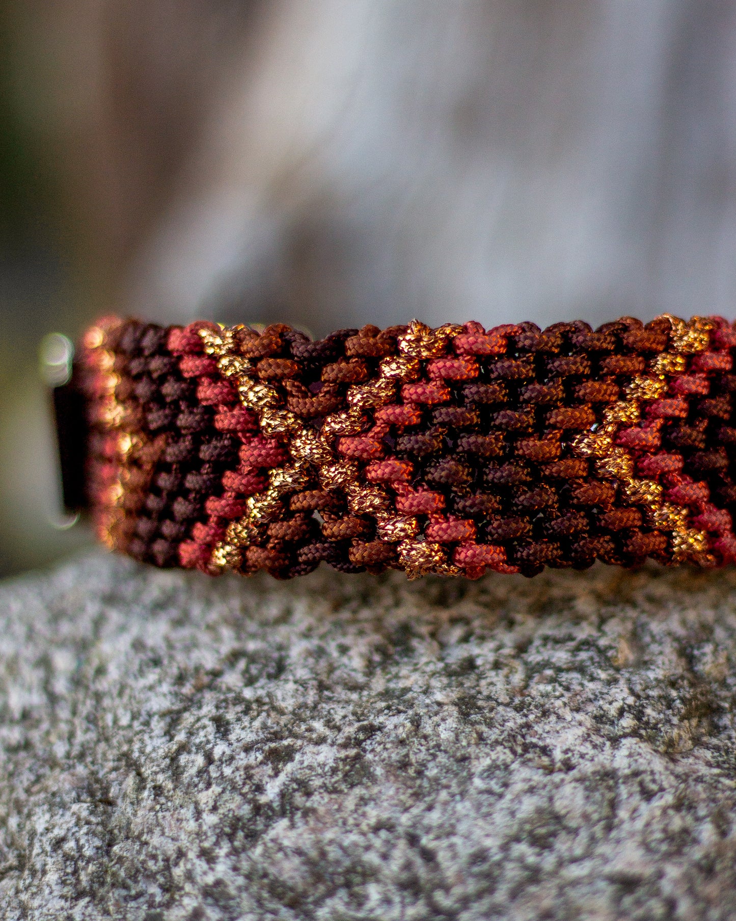 Mönsterflätat - Bronze