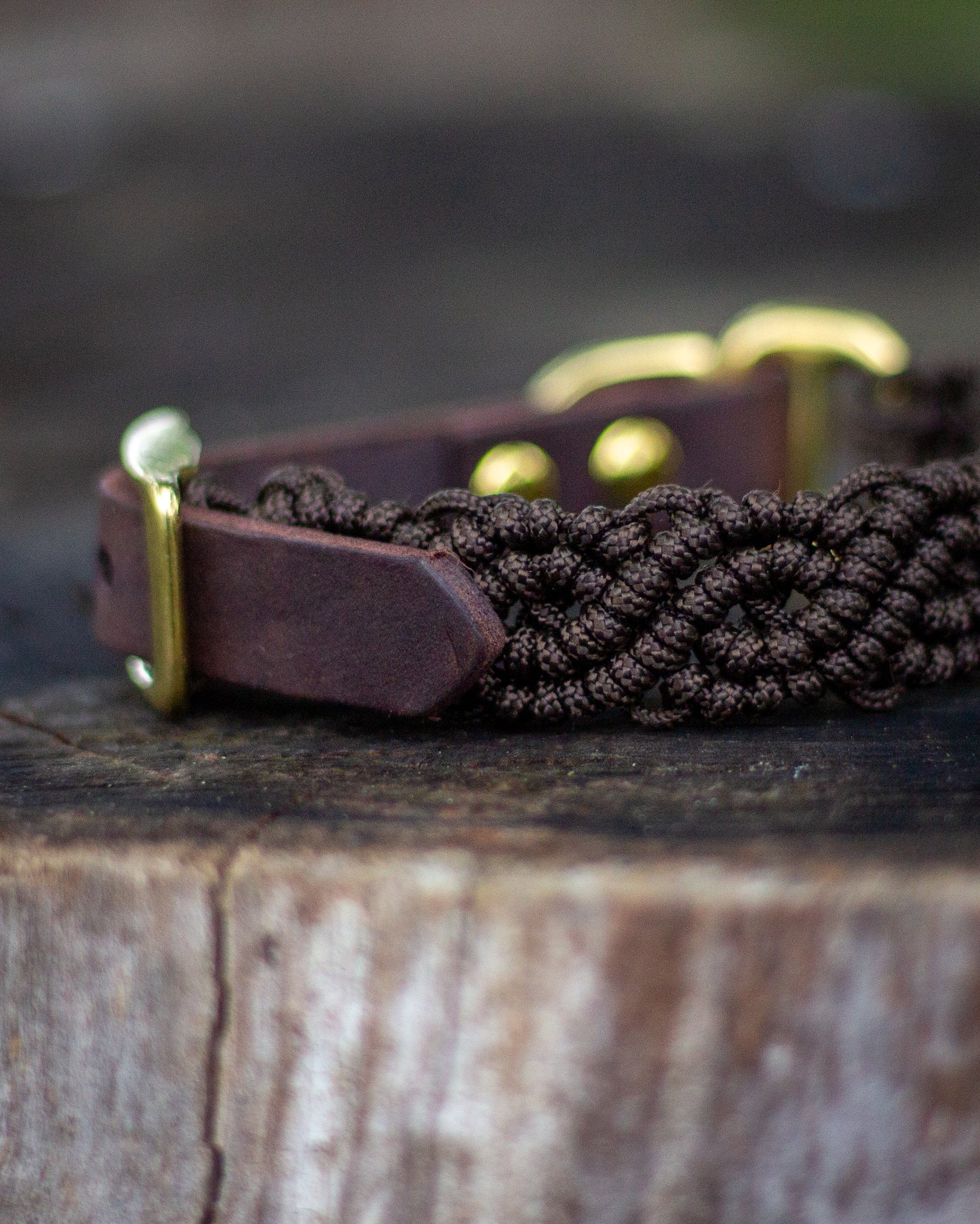 21-24cm - Espresso/Läder/Mässing