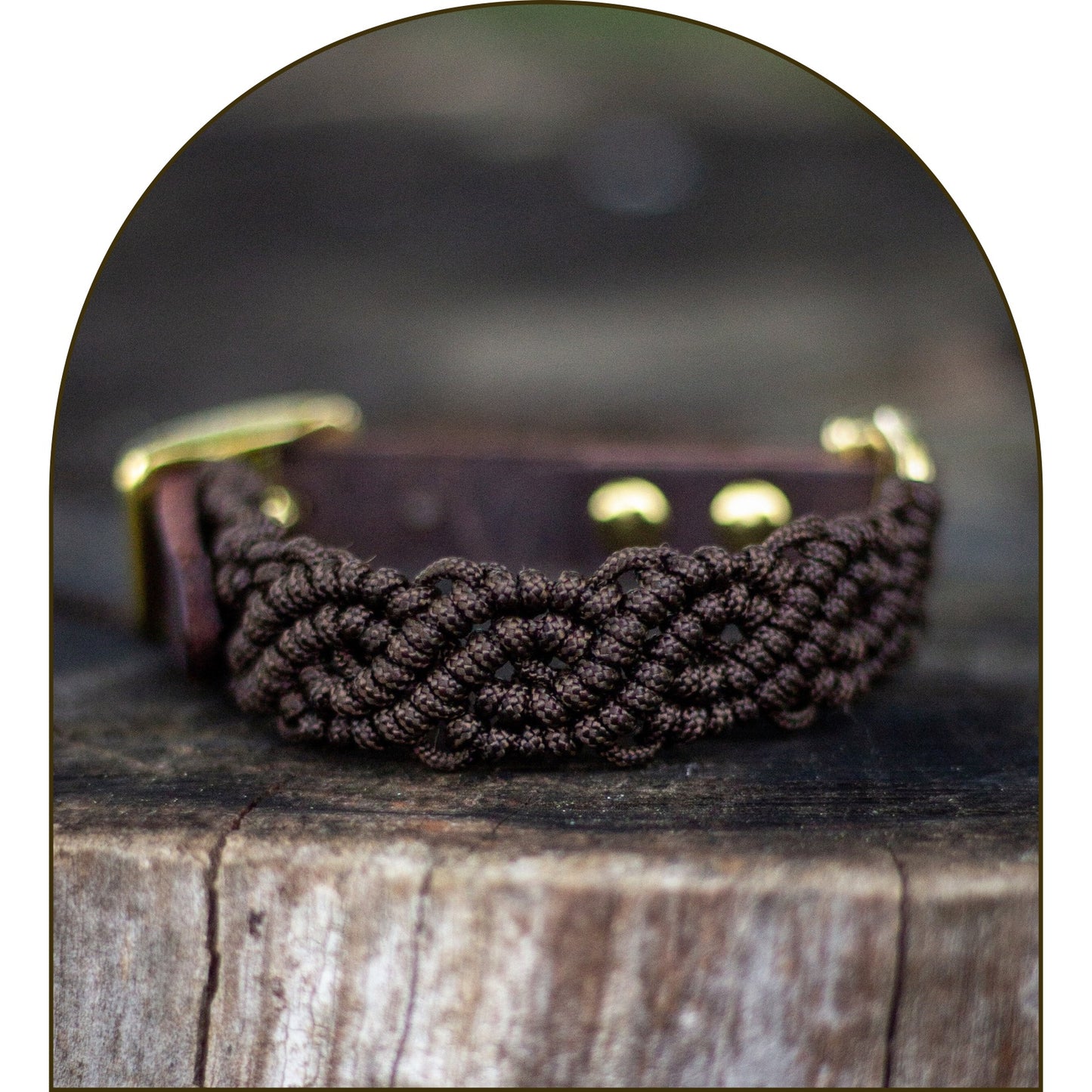 21-24cm - Espresso/Läder/Mässing