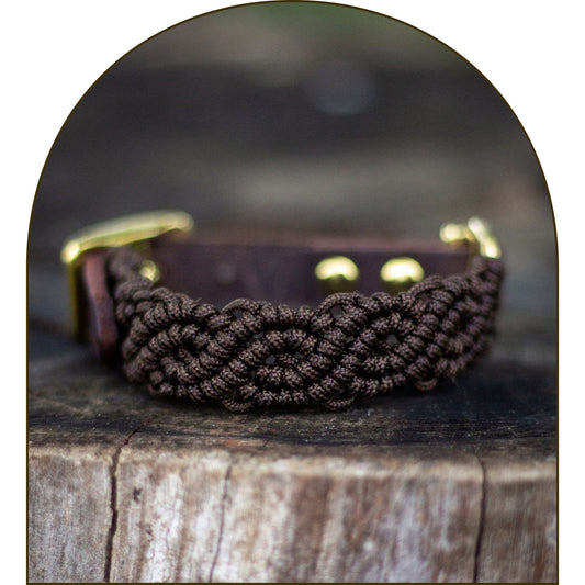 21-24cm - Espresso/Läder/Mässing