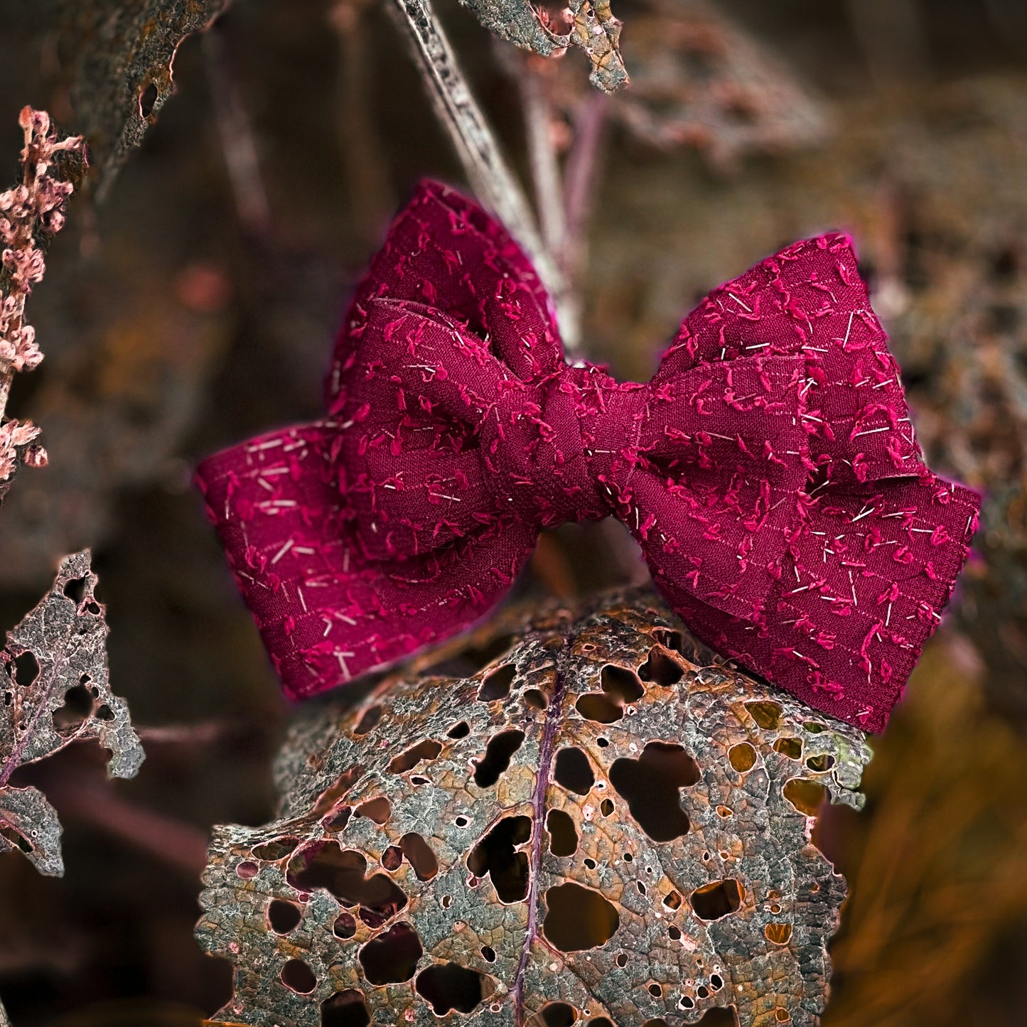 Bow - Burgundy